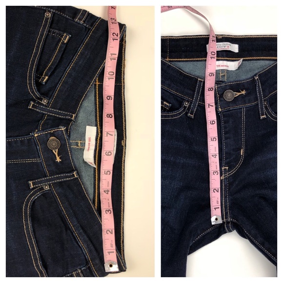 Big E Levi's X Women's Blue 711 Skinny Jeans - Picture 5 of 8